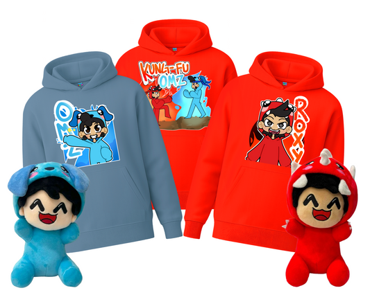 Omz & Roxy Plush & Hoodie Bundle