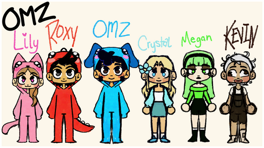 SIGNED Omz Crew Drawing Poster